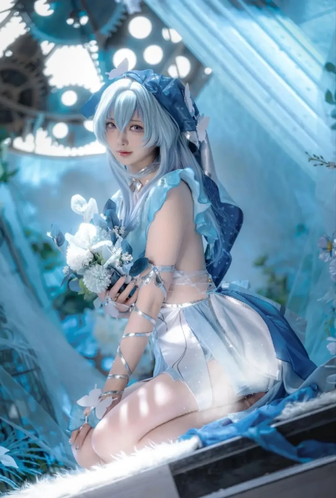 【守岸人cos】鳴潮中的藍調時刻，與齒輪和蝴蝶的碰撞 - 第 2 張