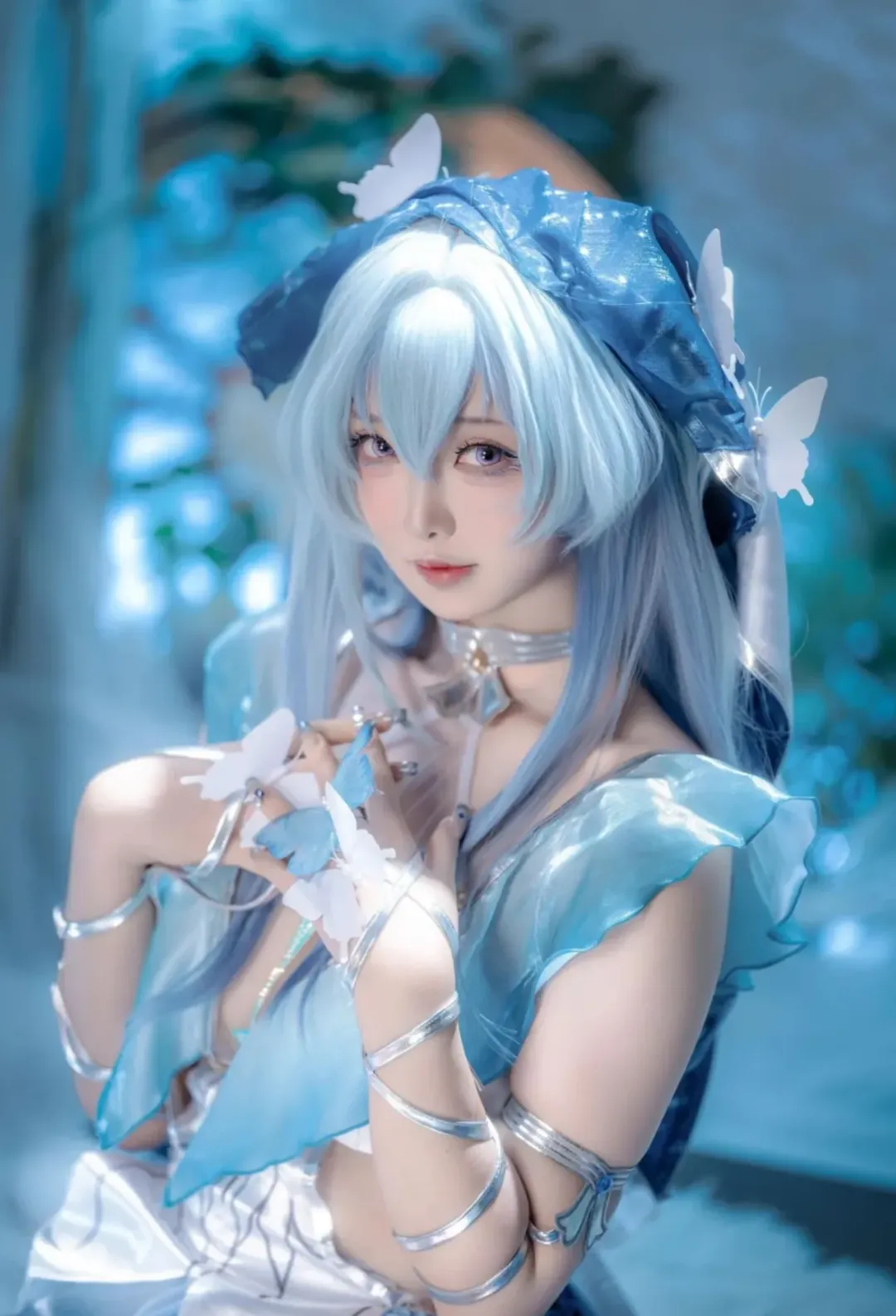 【守岸人cos】鳴潮中的藍調時刻，與齒輪和蝴蝶的碰撞 - 第 4 張