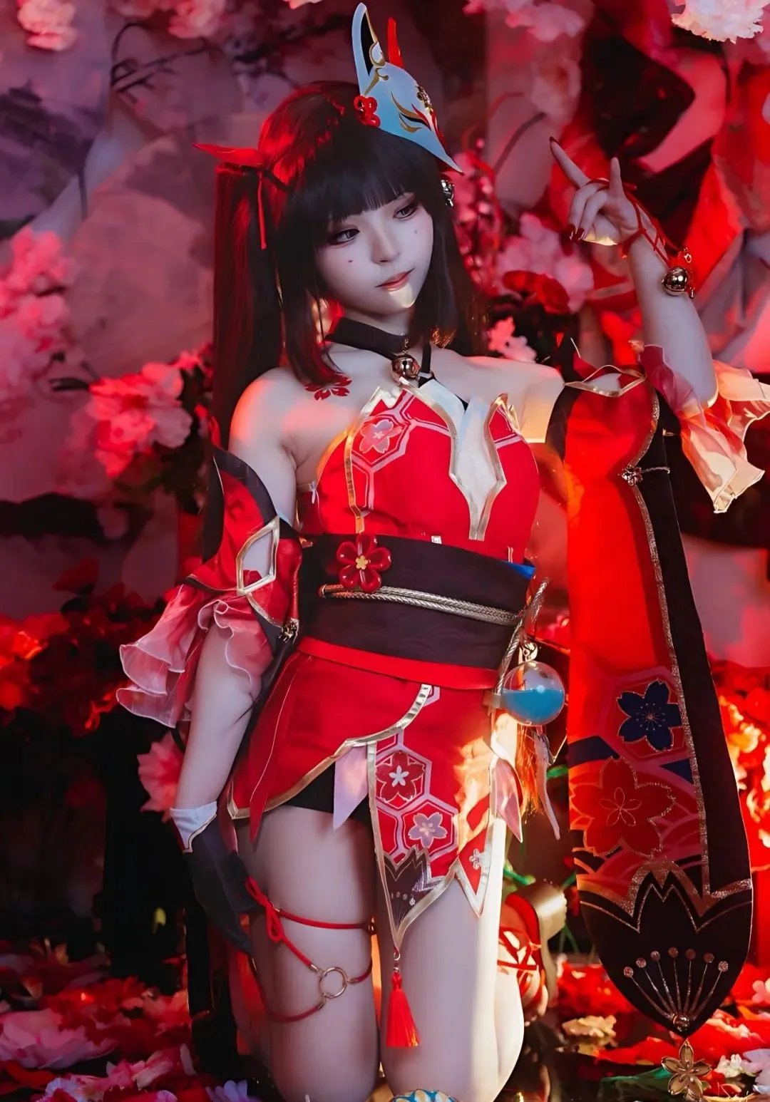 【花火cos】崩坏星穹铁道花火的花海和风写真 - 第 3 张