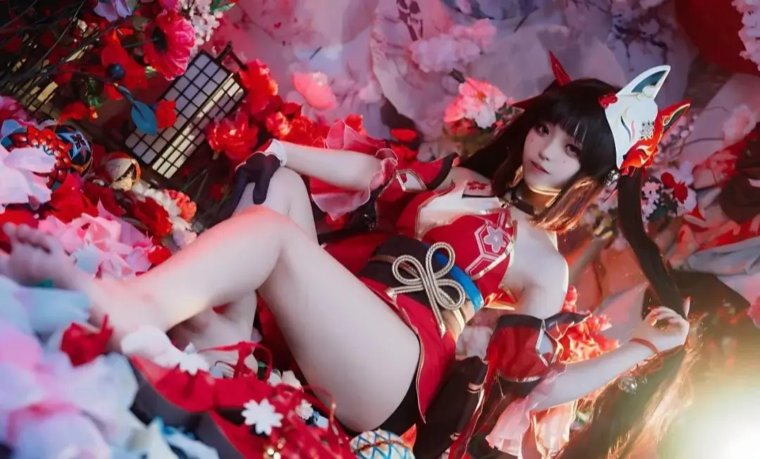 【花火cos】崩坏星穹铁道花火的花海和风写真 - 第 4 张