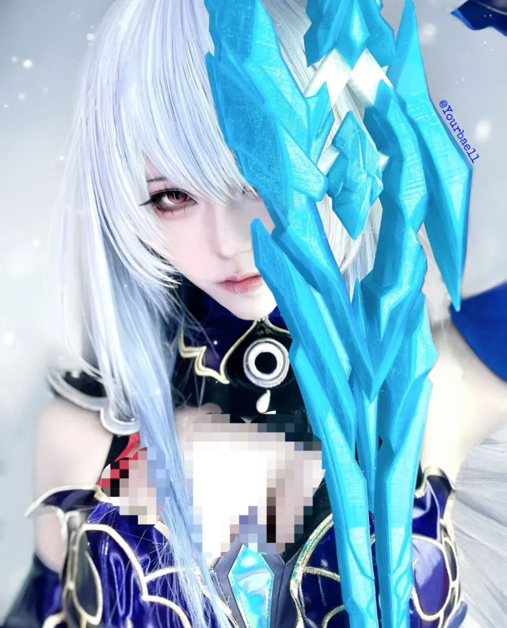 【镜流cos】崩坏星穹铁道 月升之前与兽共舞 - 第 3 张