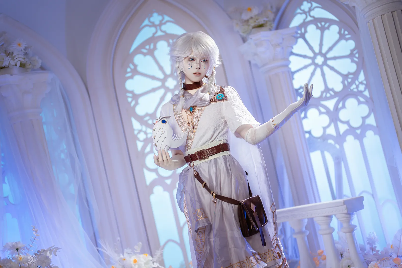 【先知白cos】第五人格先知白客片，聊聊这套造型的拍摄细节 - 第 2 张