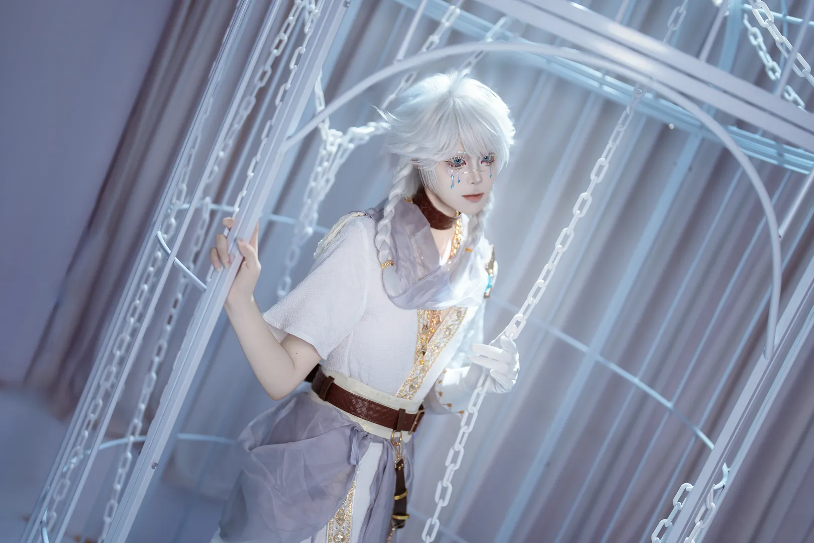 【先知白cos】第五人格先知白客片，聊聊这套造型的拍摄细节 - 第 3 张