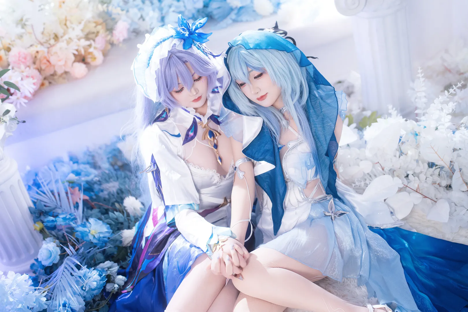 【守岸人cos】鸣潮的蓝白双人组，分享这套坎特蕾拉客片心得 - 第 1 张