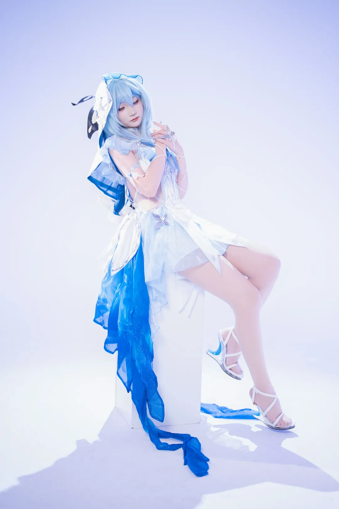 【守岸人cos】鸣潮的蓝白双人组，分享这套坎特蕾拉客片心得 - 第 3 张