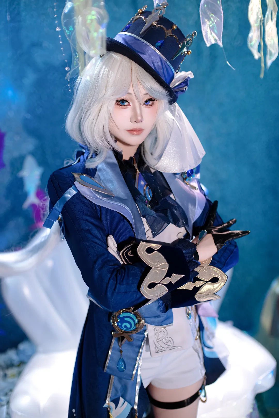 【芙宁娜cos】原神枫丹廷的戏剧假面 - 第 2 张