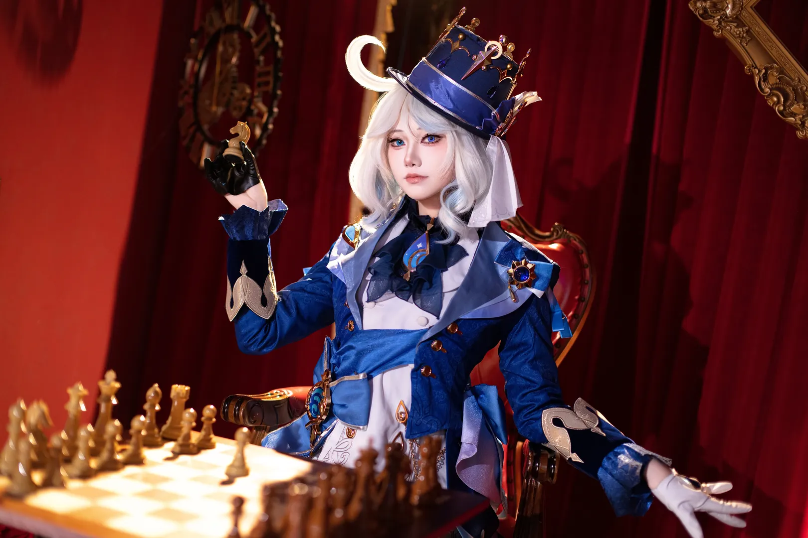 【芙宁娜cos】原神枫丹廷的戏剧假面 - 第 3 张