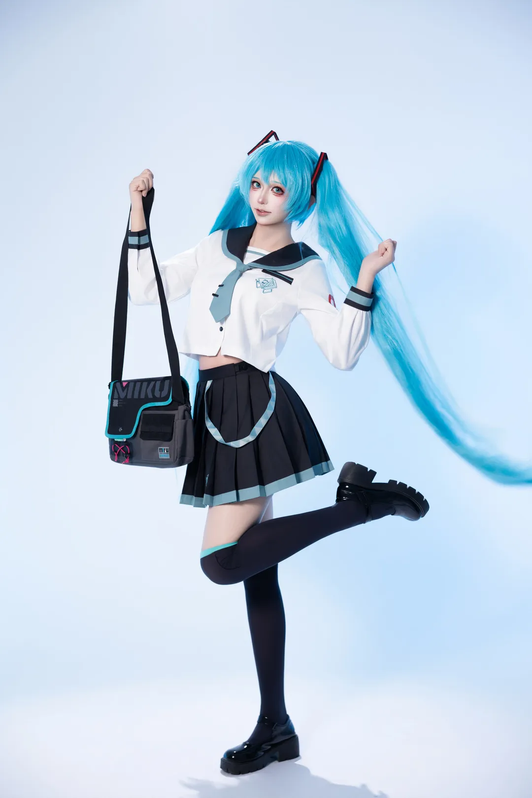 【初音未來cos】壓箱底的JK制服果然很出片 - 第 2 張