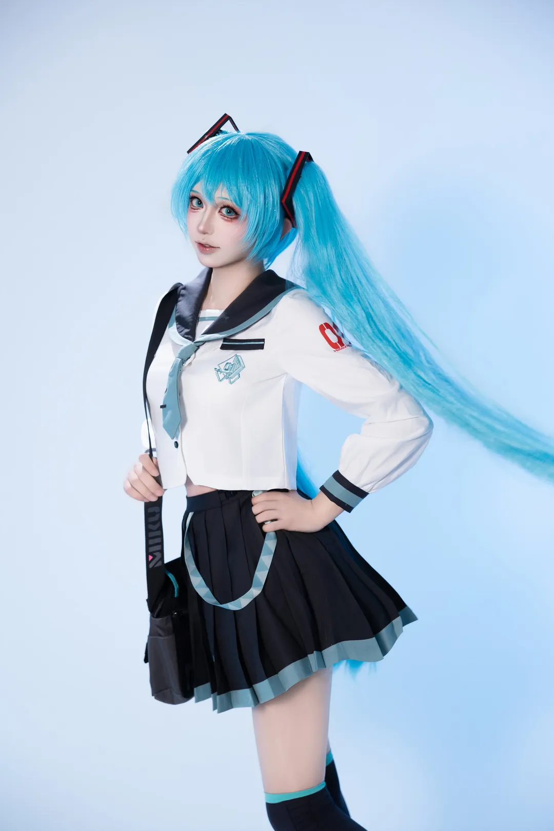 【初音未來cos】壓箱底的JK制服果然很出片 - 第 3 張