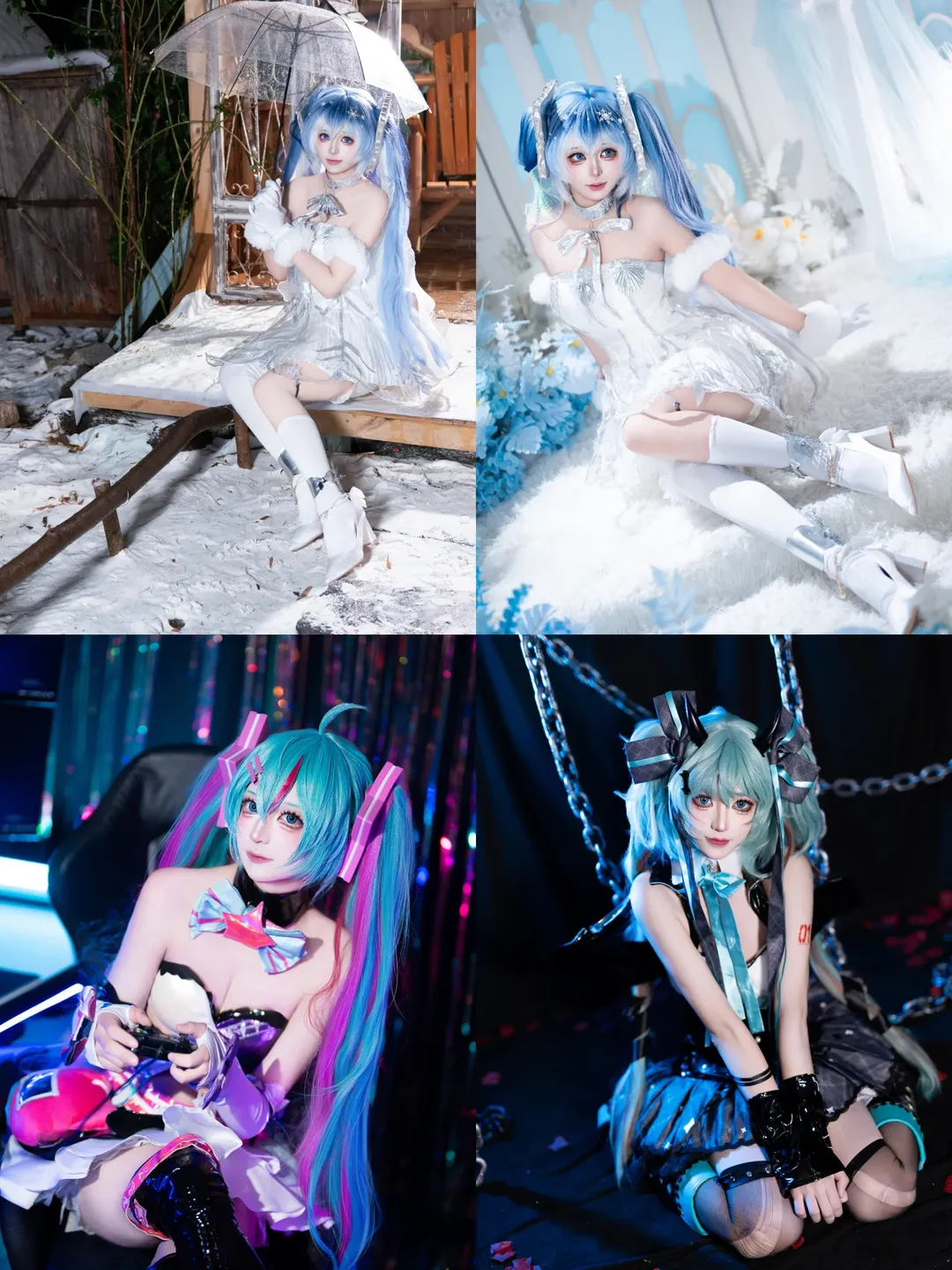 【初音未来cos】术力口雪地到暗黑风的正片记录 - 第 1 张