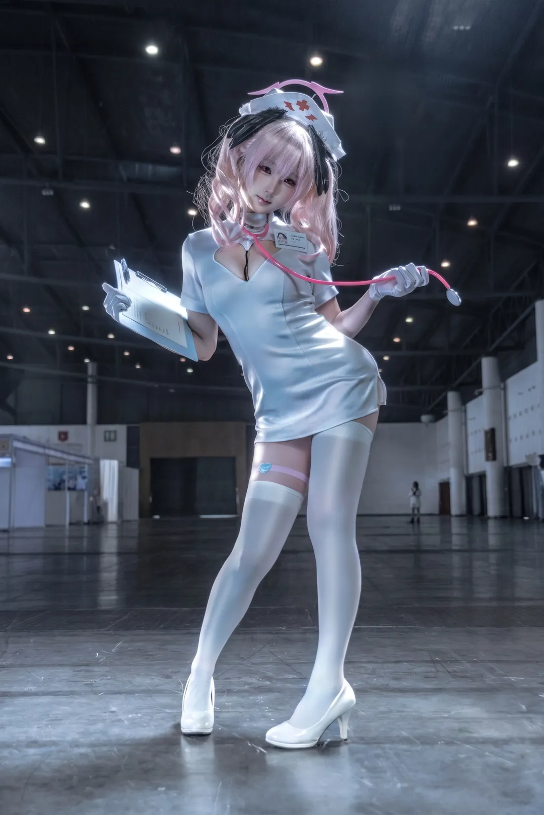 【下江小春cos】蔚蓝档案的粉色护士检查时间 - 第 2 张