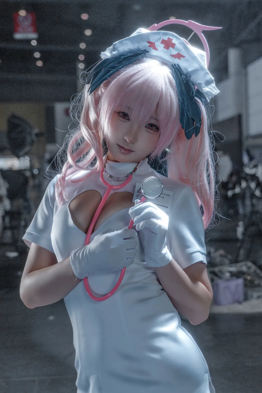 【下江小春cos】蔚蓝档案的粉色护士检查时间 - 第 4 张
