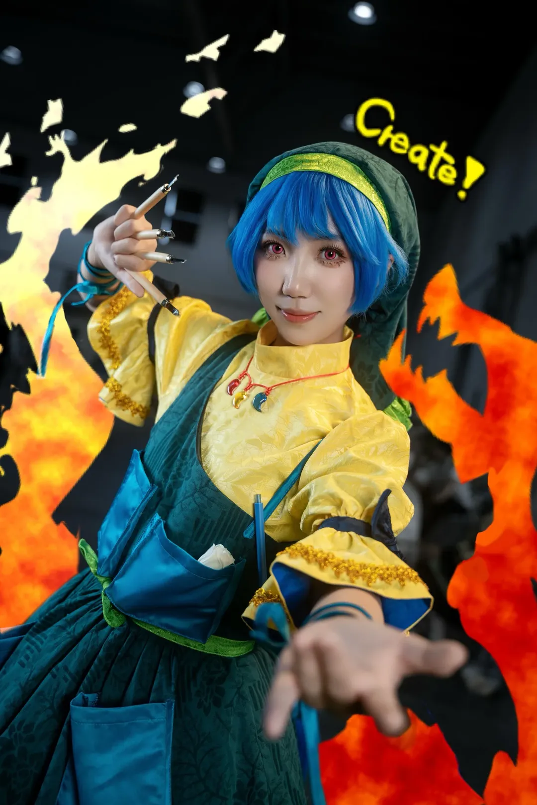 【埴安神袿姬cos】东方project武汉THO09场照，道具细节与拍摄心得 - 第 6 张