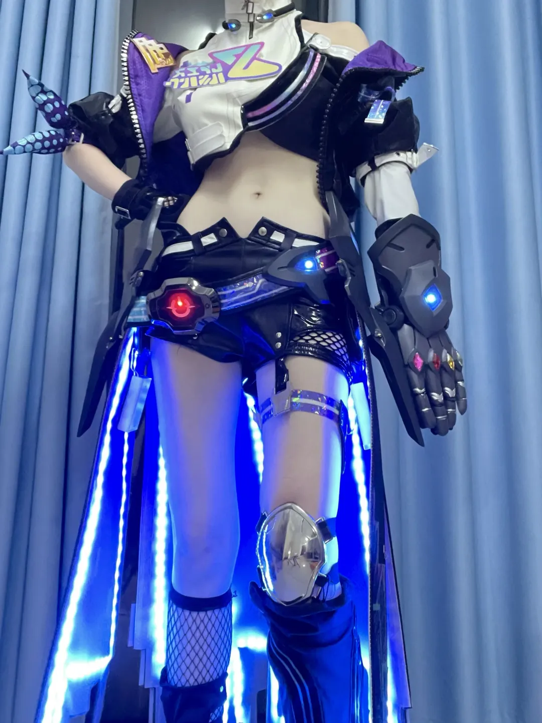 【銀狼cos】崩壞星穹鐵道銀狼sp試衣，賽博朋克機甲裝實裝 - 第 2 張
