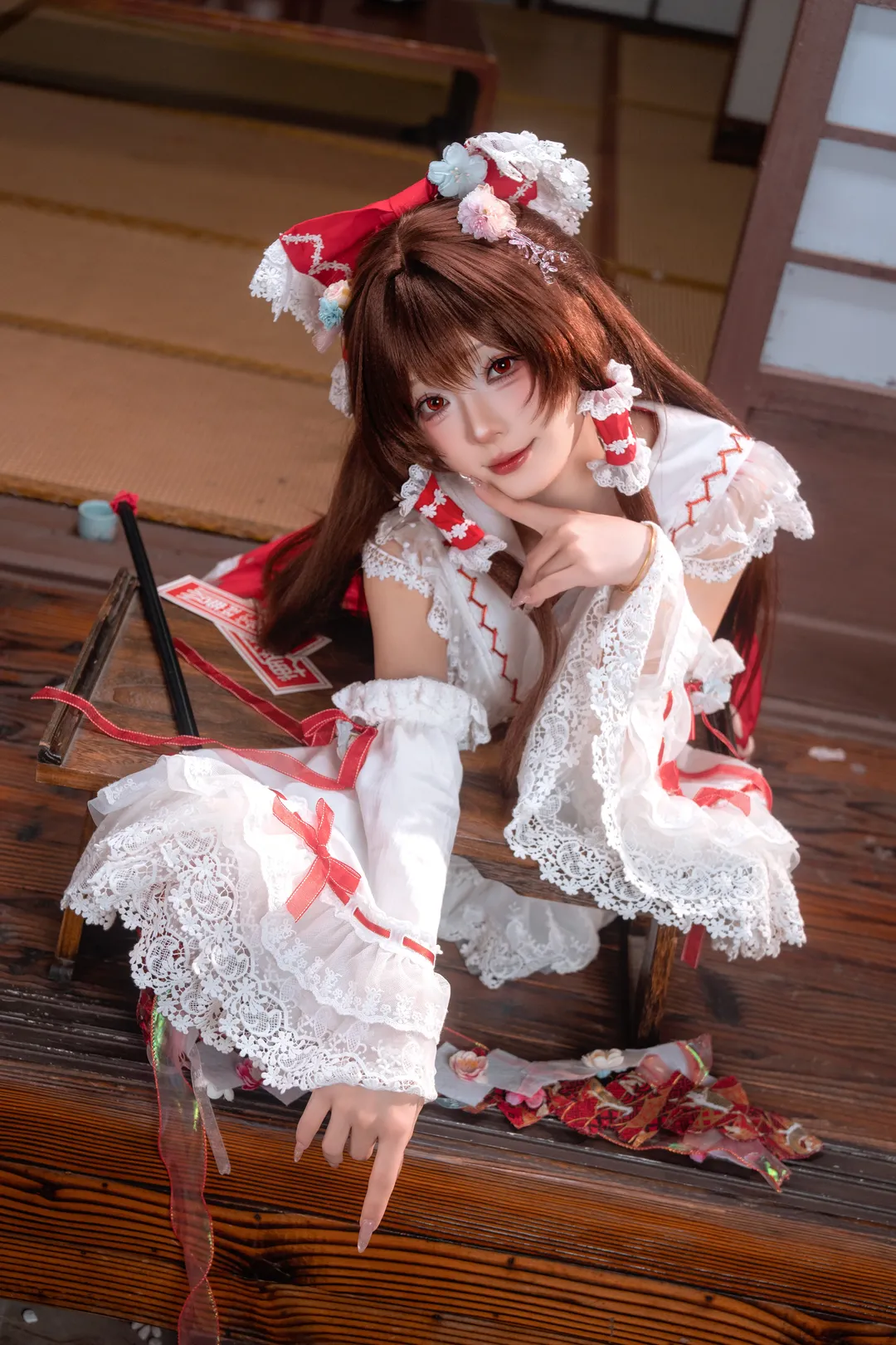 【博丽灵梦cos】东方Project的夏日和风写真 - 第 3 张