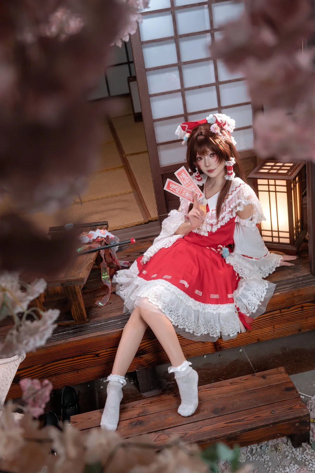 【博丽灵梦cos】东方Project的夏日和风写真 - 第 4 张