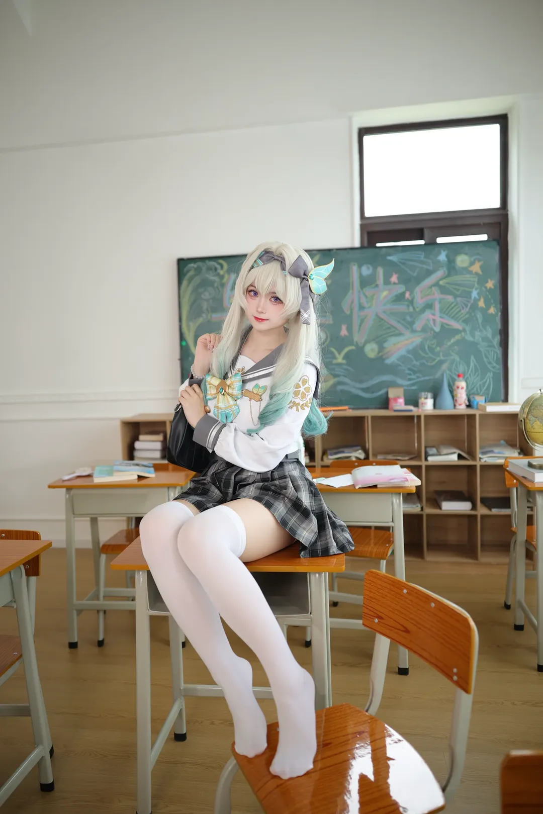 【流螢cos】崩壞星穹鐵道里的校園JK制服寫真 - 第 1 張