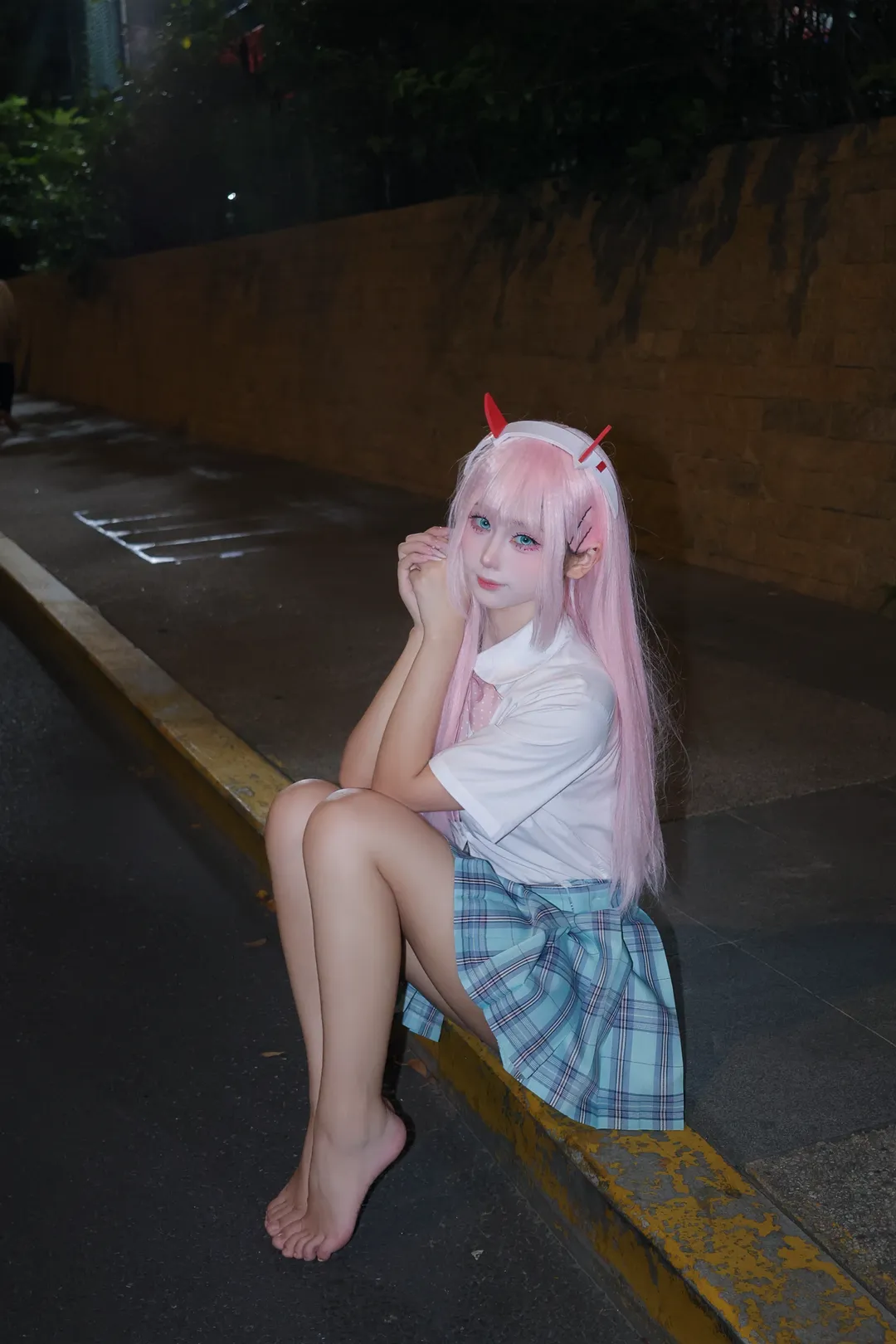 【02cos】夜色里的马路边，关于Darling in the Franxx的还原分享 - 第 1 张