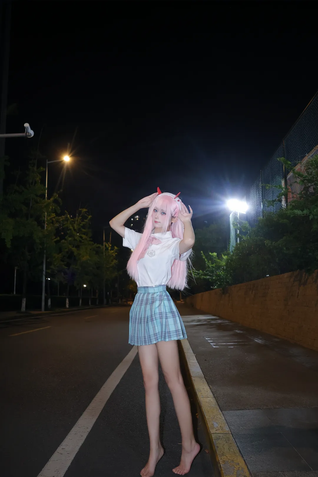【02cos】夜色里的马路边，关于Darling in the Franxx的还原分享 - 第 2 张