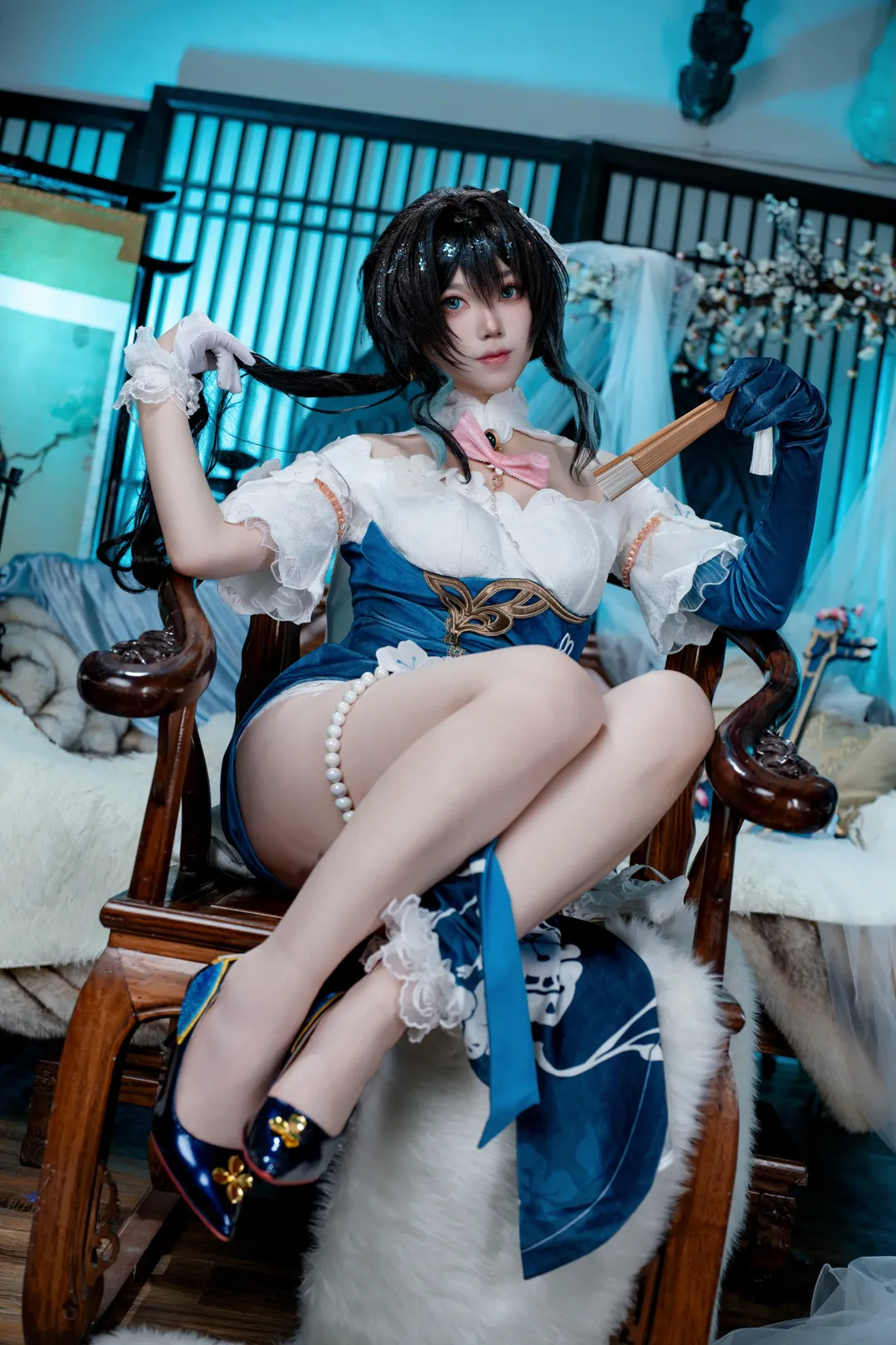 【阮梅cos】崩坏星穹铁道里的古典旗袍美人 - 第 1 张