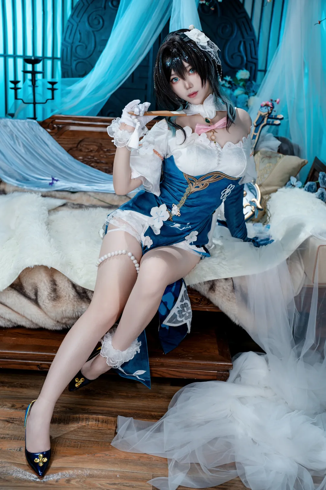 【阮梅cos】崩坏星穹铁道里的古典旗袍美人 - 第 2 张