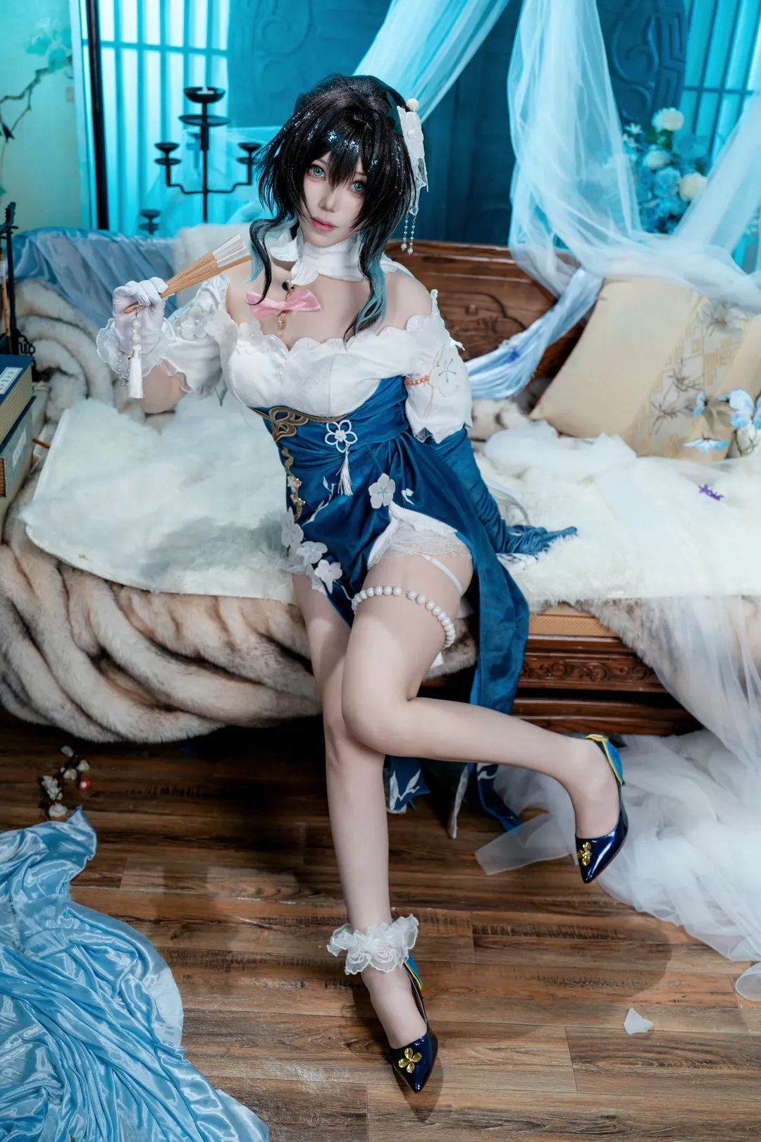 【阮梅cos】崩坏星穹铁道里的古典旗袍美人 - 第 4 张