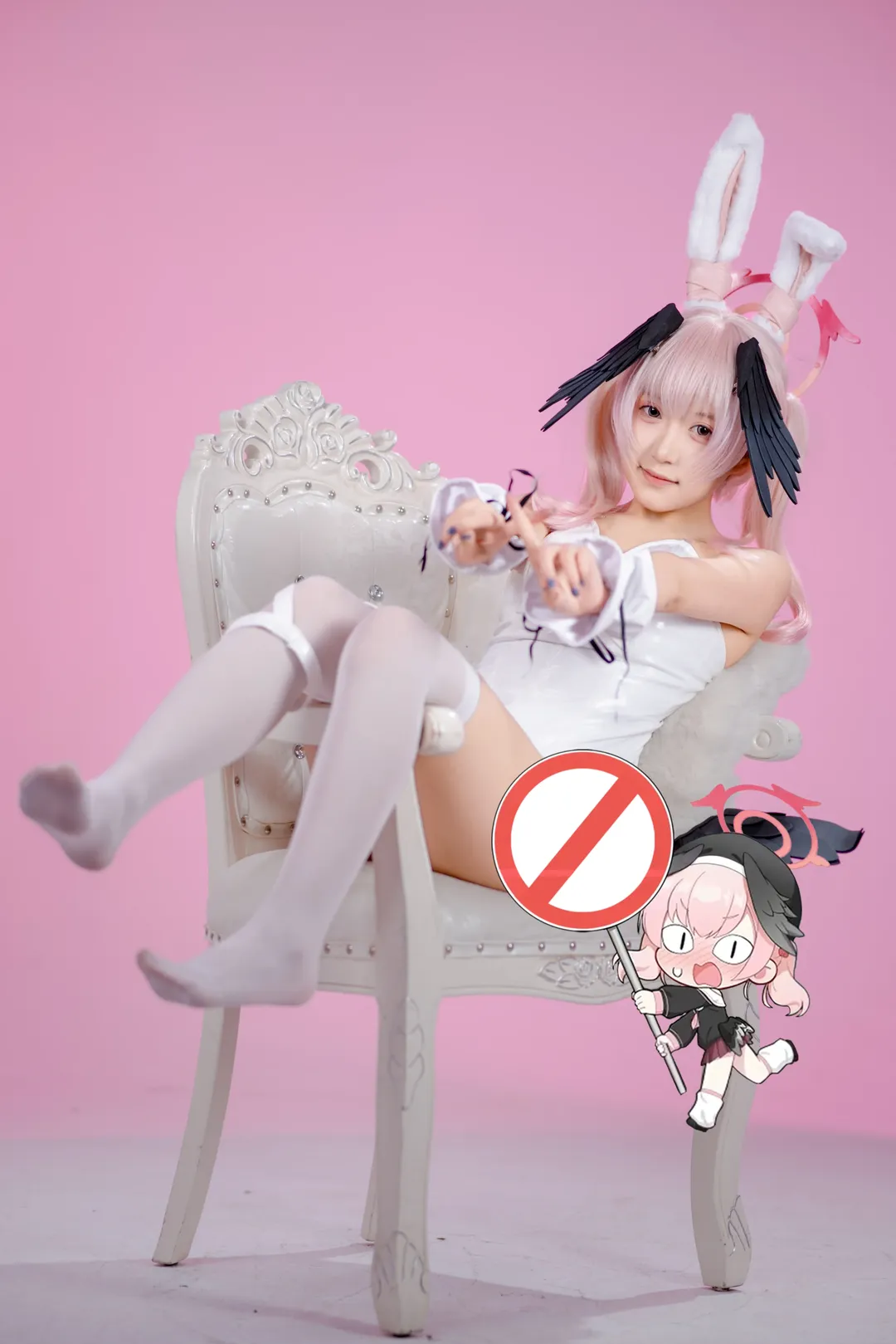 【下江小春cos】蔚藍檔案兔女郎的棚拍記錄 - 第 1 張