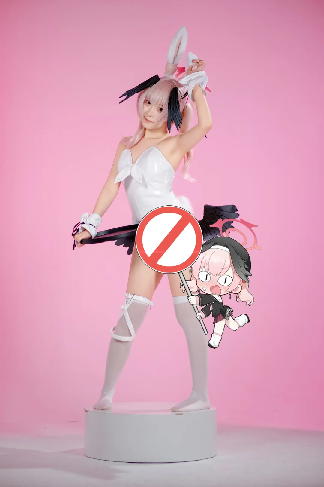 【下江小春cos】蔚藍檔案兔女郎的棚拍記錄 - 第 4 張