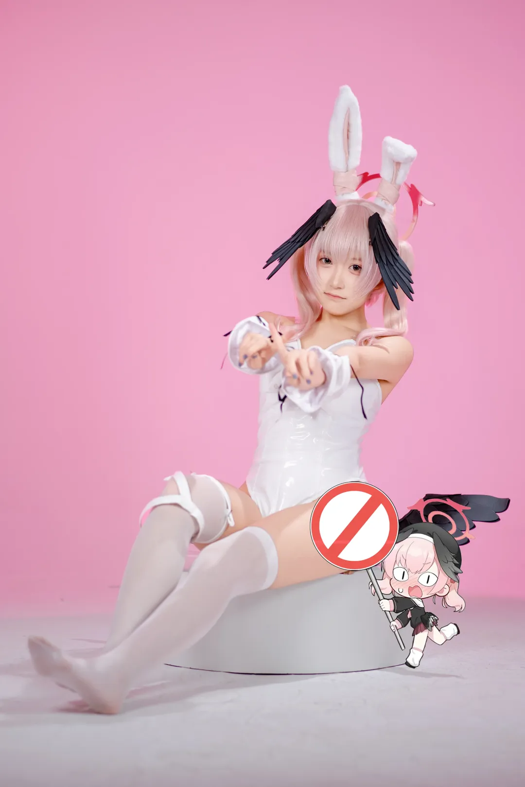 【下江小春cos】蔚蓝档案兔女郎造型拍摄记录 - 第 2 张