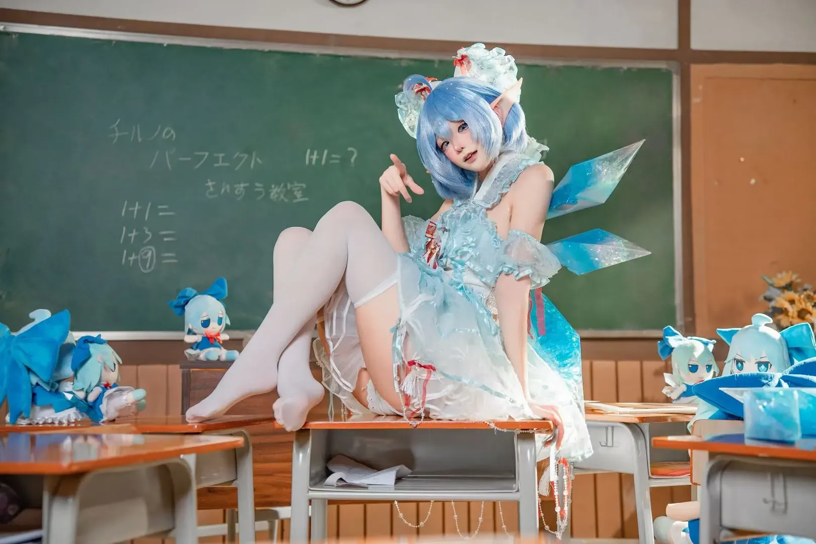 【琪露诺cos】东方project教室里的冰之妖精 - 第 2 张