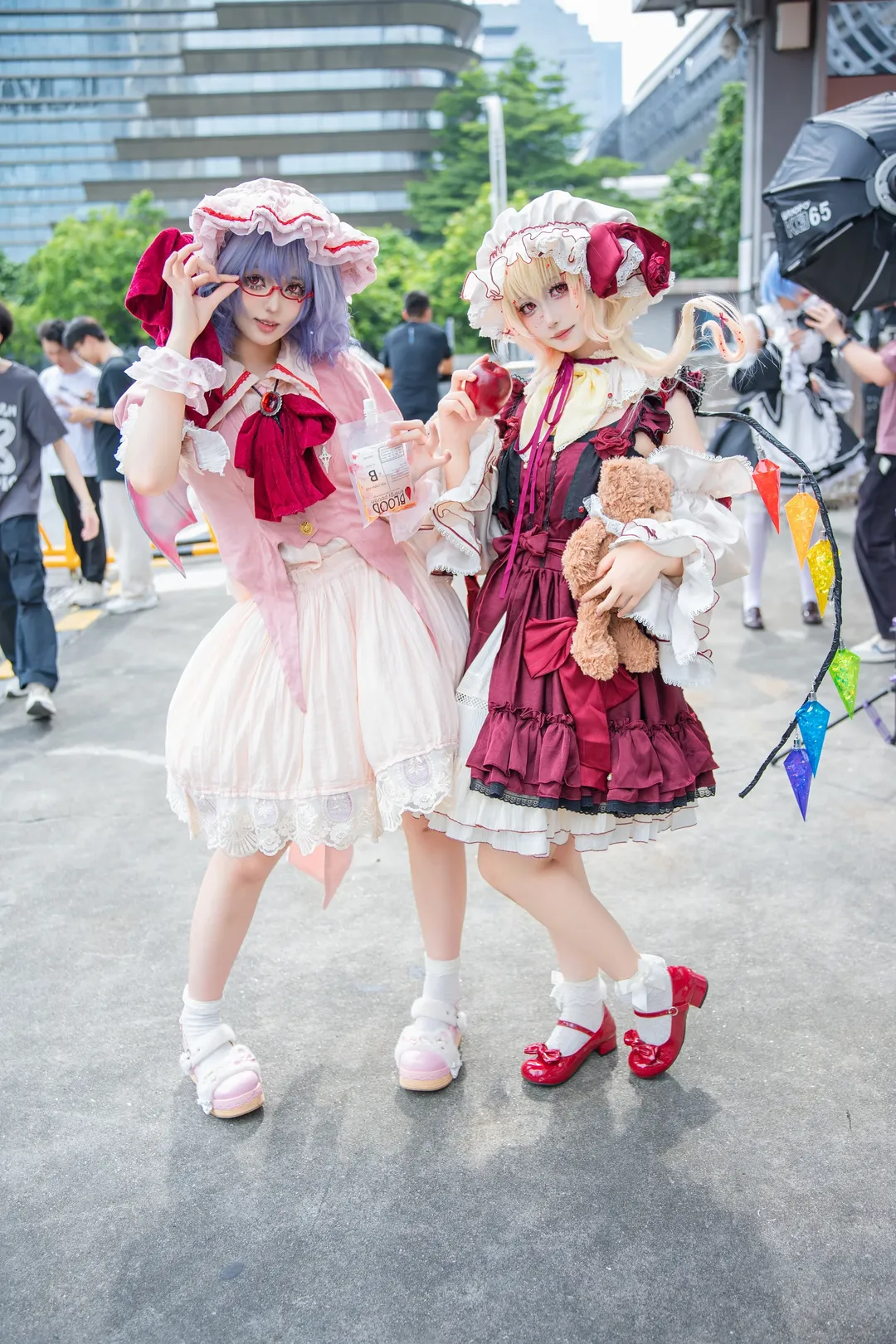 【蕾米莉亞與芙蘭朵露cos】東方project紅魔館姐妹的日常 - 第 4 張