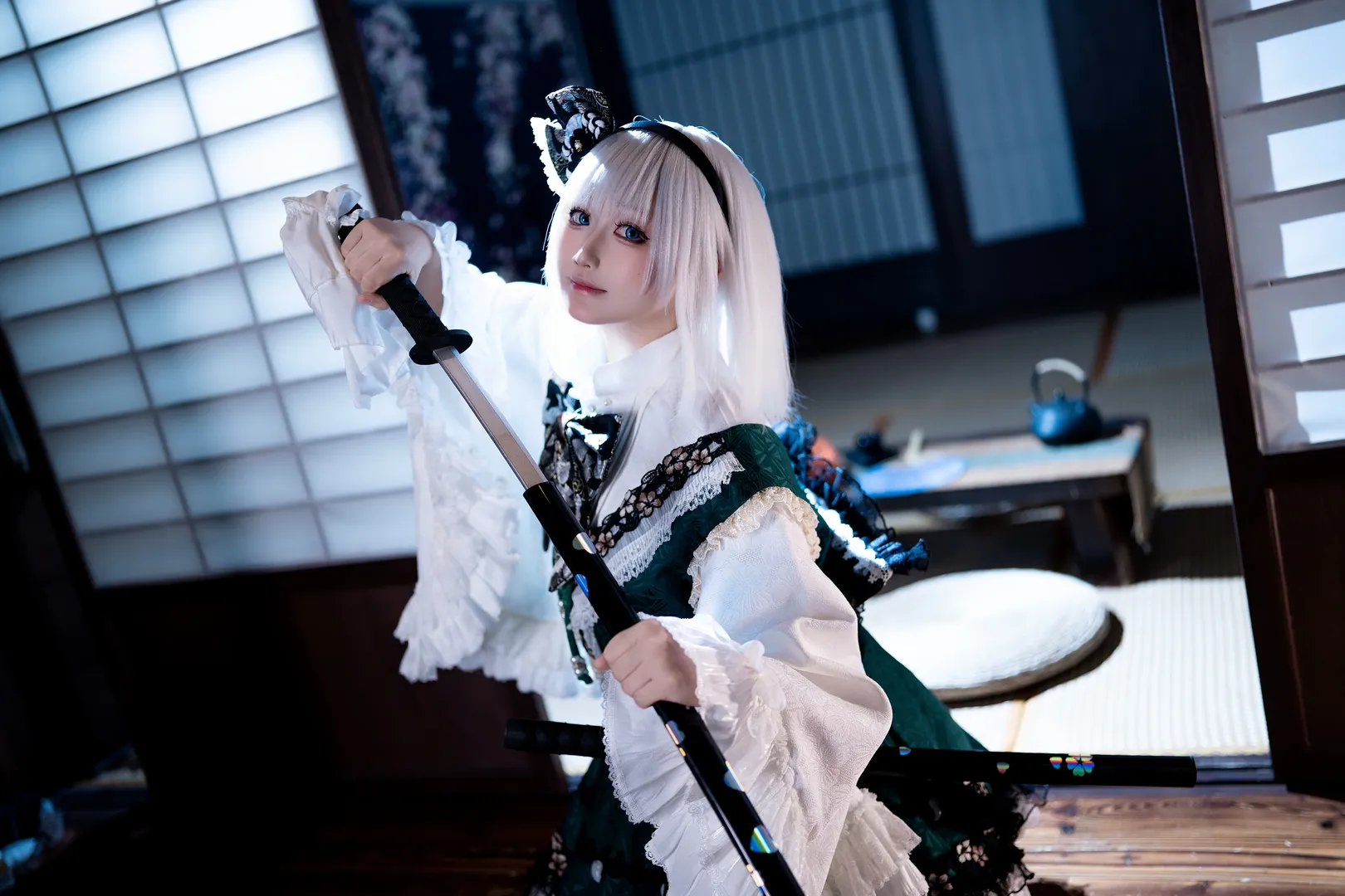 【魂魄妖梦cos】东方project剑士的庭院叙话 - 第 3 张