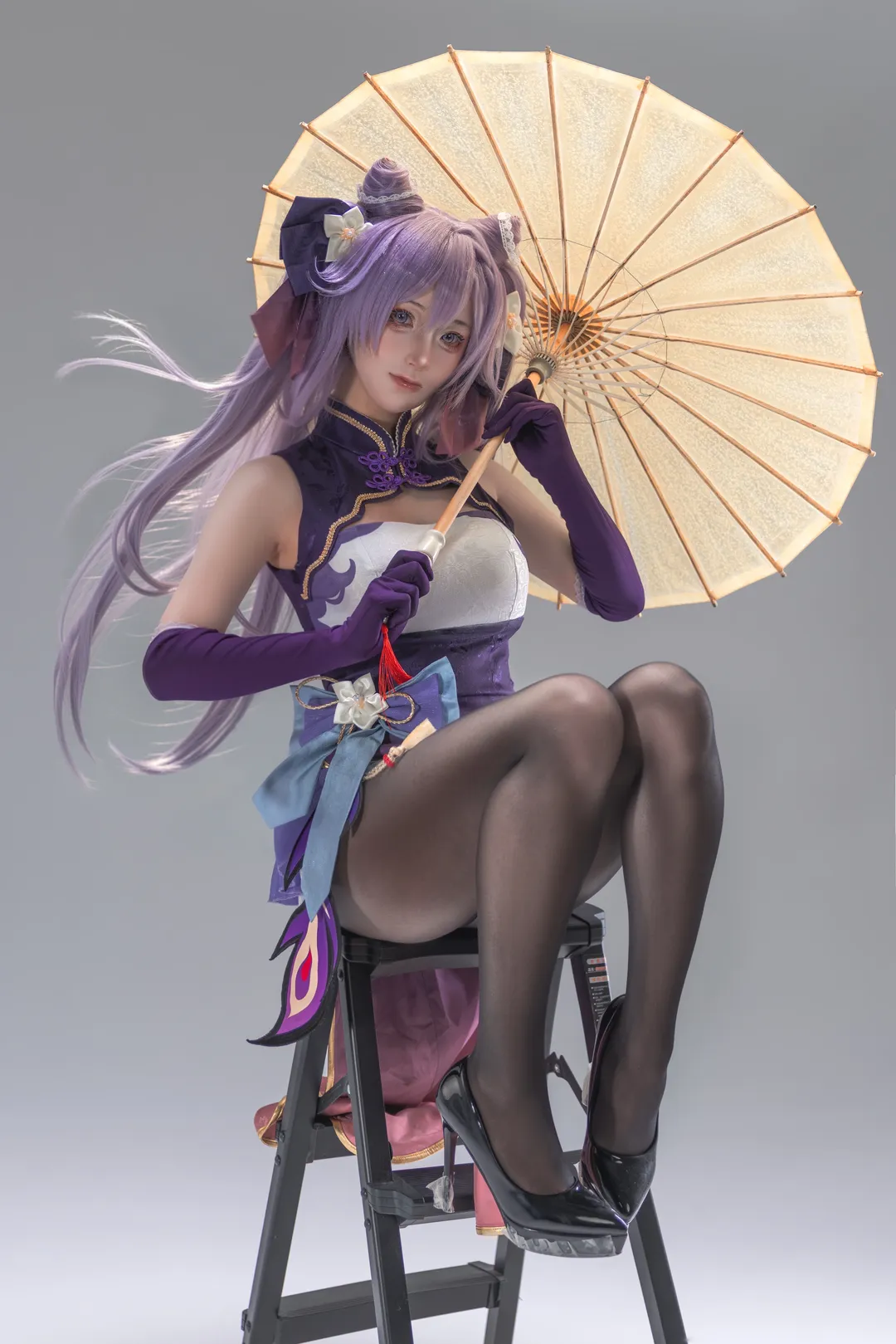 【刻晴cos】原神玉衡星牛杂师傅的棚拍日常 - 第 2 张