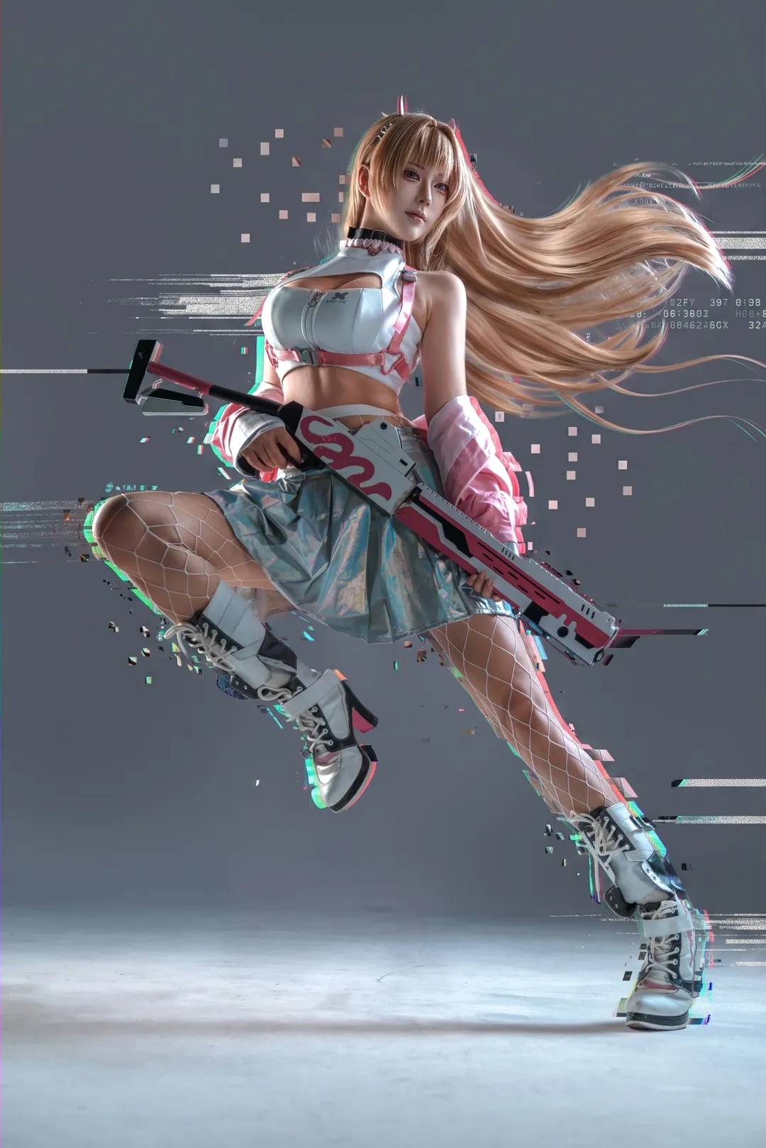 【毒蛇cos】NIKKE胜利女神中的冷酷毒蛇，赛博空间里的完美演绎 - 第 1 张