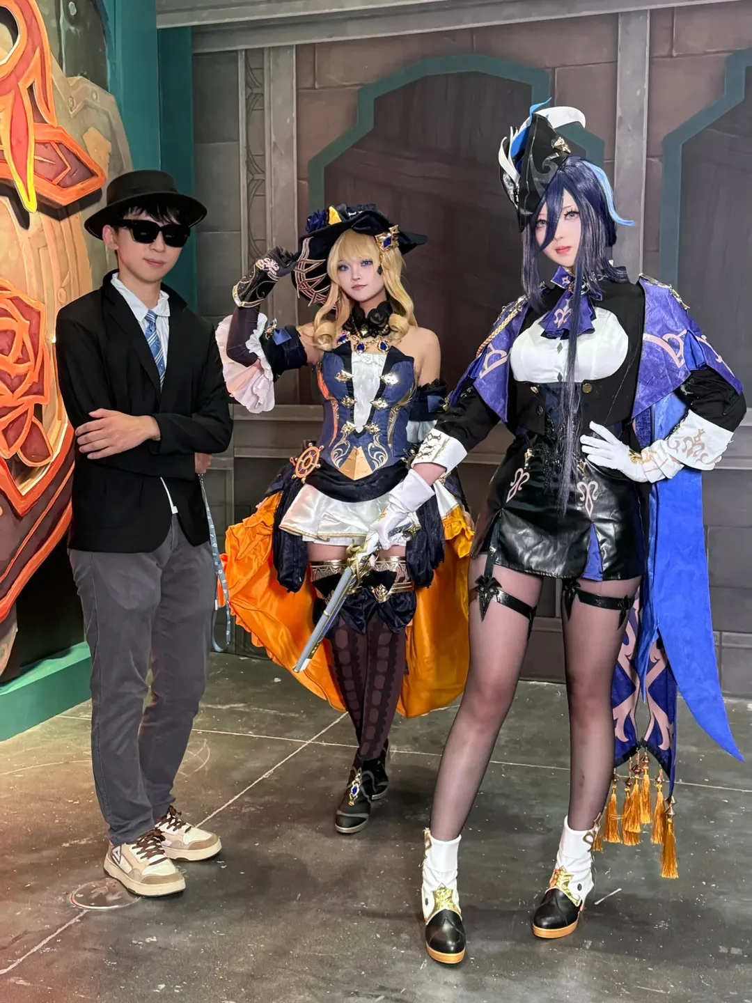 【娜維婭克洛琳德cos】原神FES現場全家福 - 第 1 張