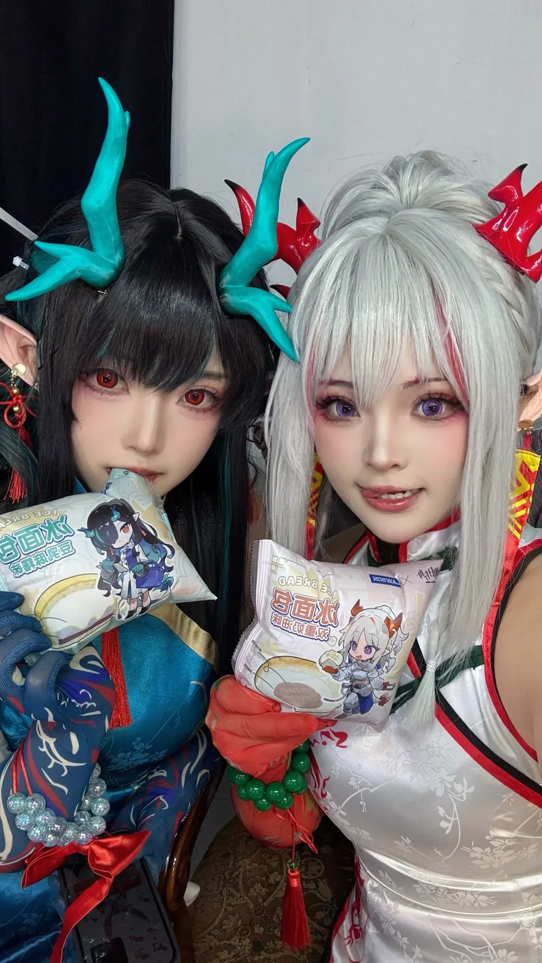 年cos明日方舟 年后补拍的中式龙纹装扮 - 第 2 张