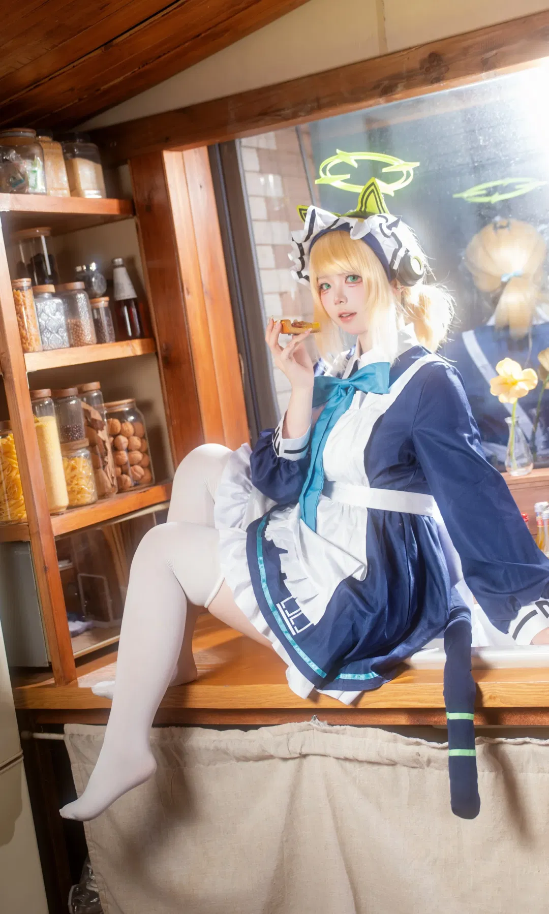 【才羽綠cos】蔚藍檔案小綠廚房女僕下廚記 - 第 1 張