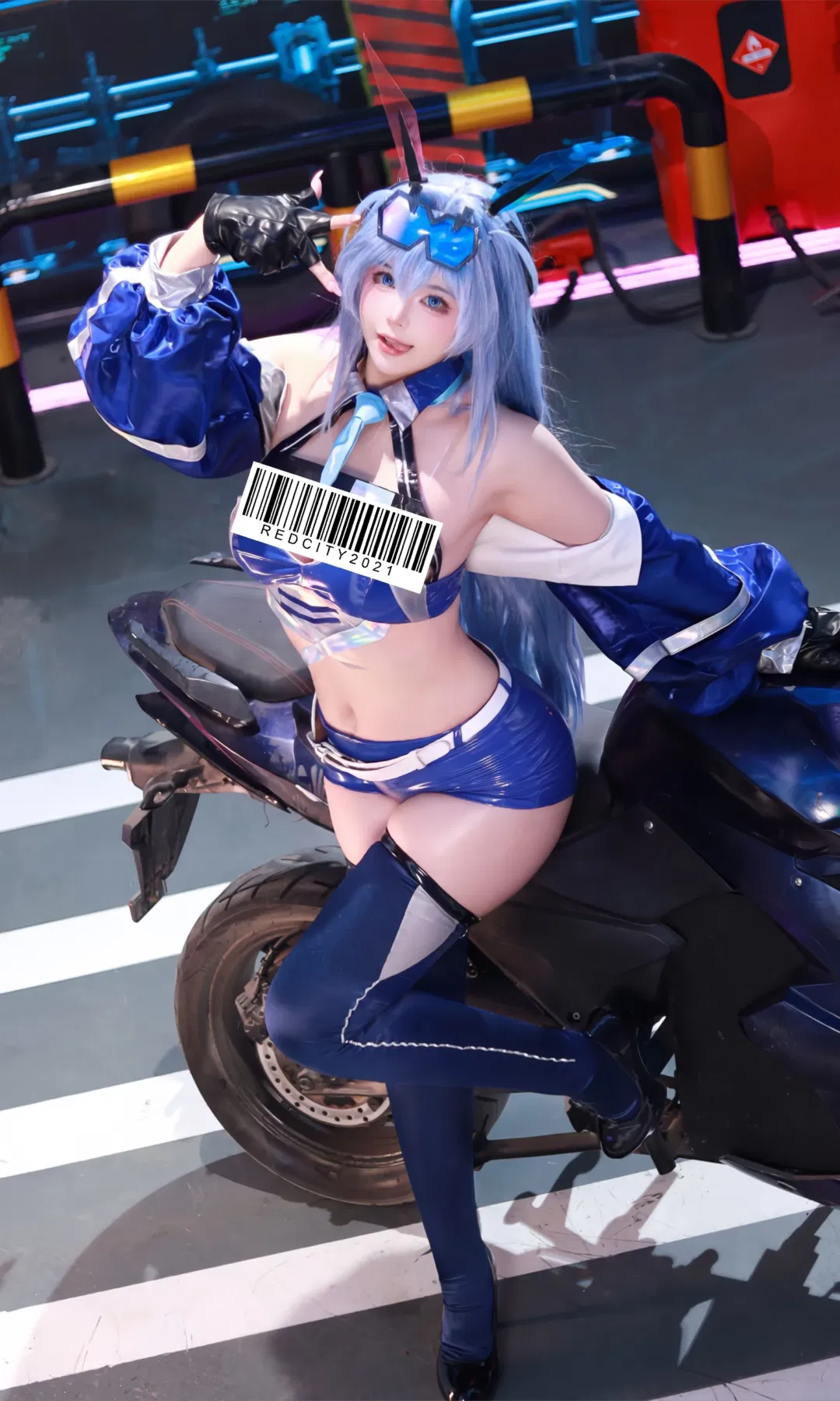 【新泽西cos】碧蓝航线赛车服，肉腿小肚子的真实碰撞 - 第 1 张