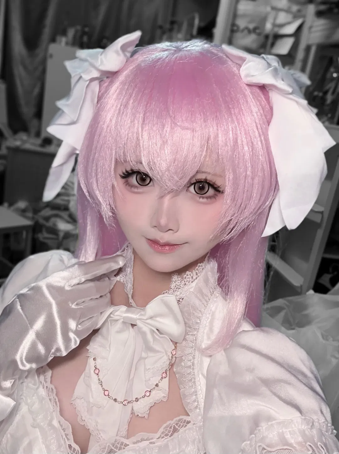 【鹿目圆cos】魔法少女小圆中神圣的圆神形态 - 第 1 张