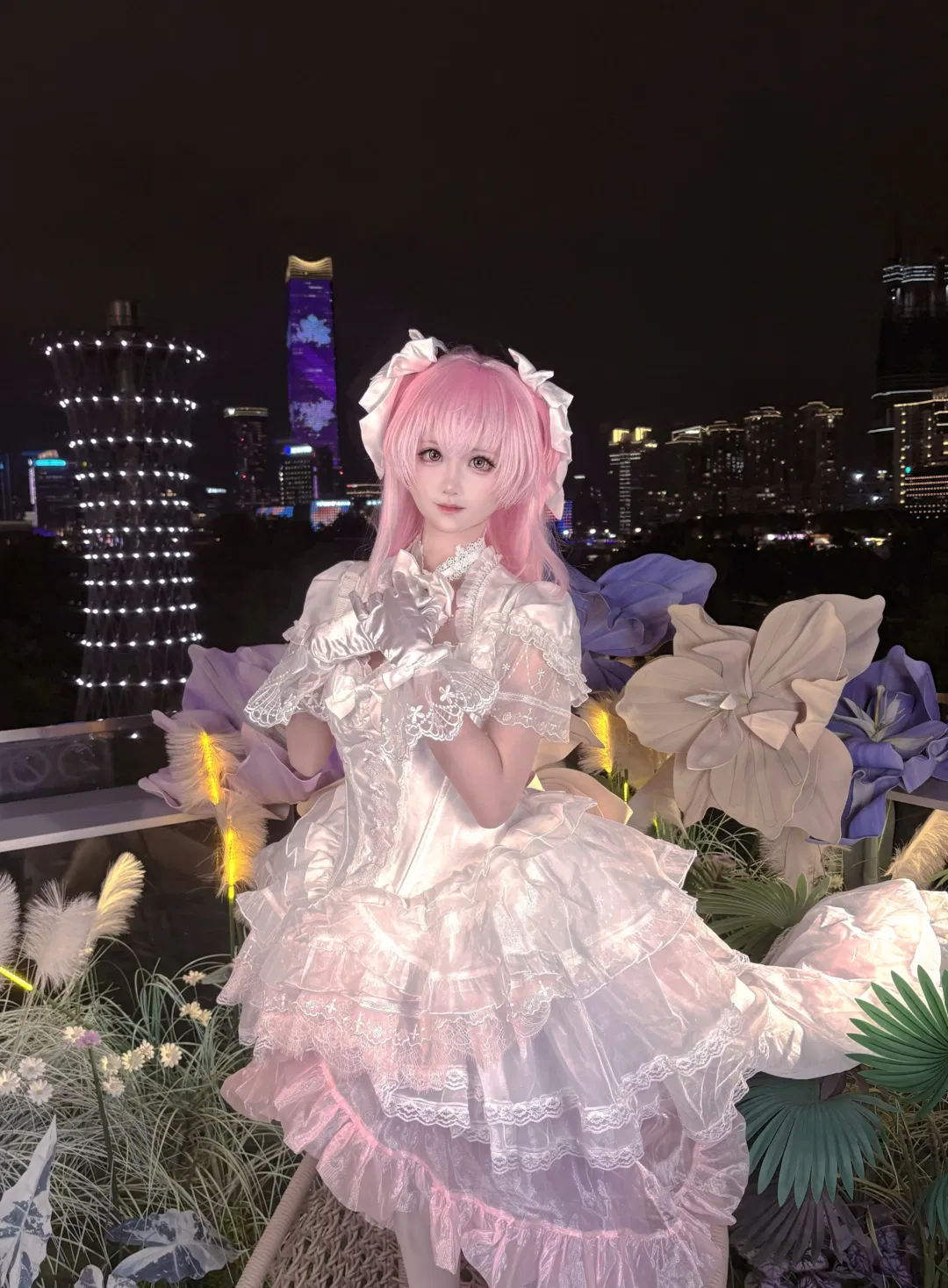 【鹿目圆cos】魔法少女小圆中神圣的圆神形态 - 第 2 张