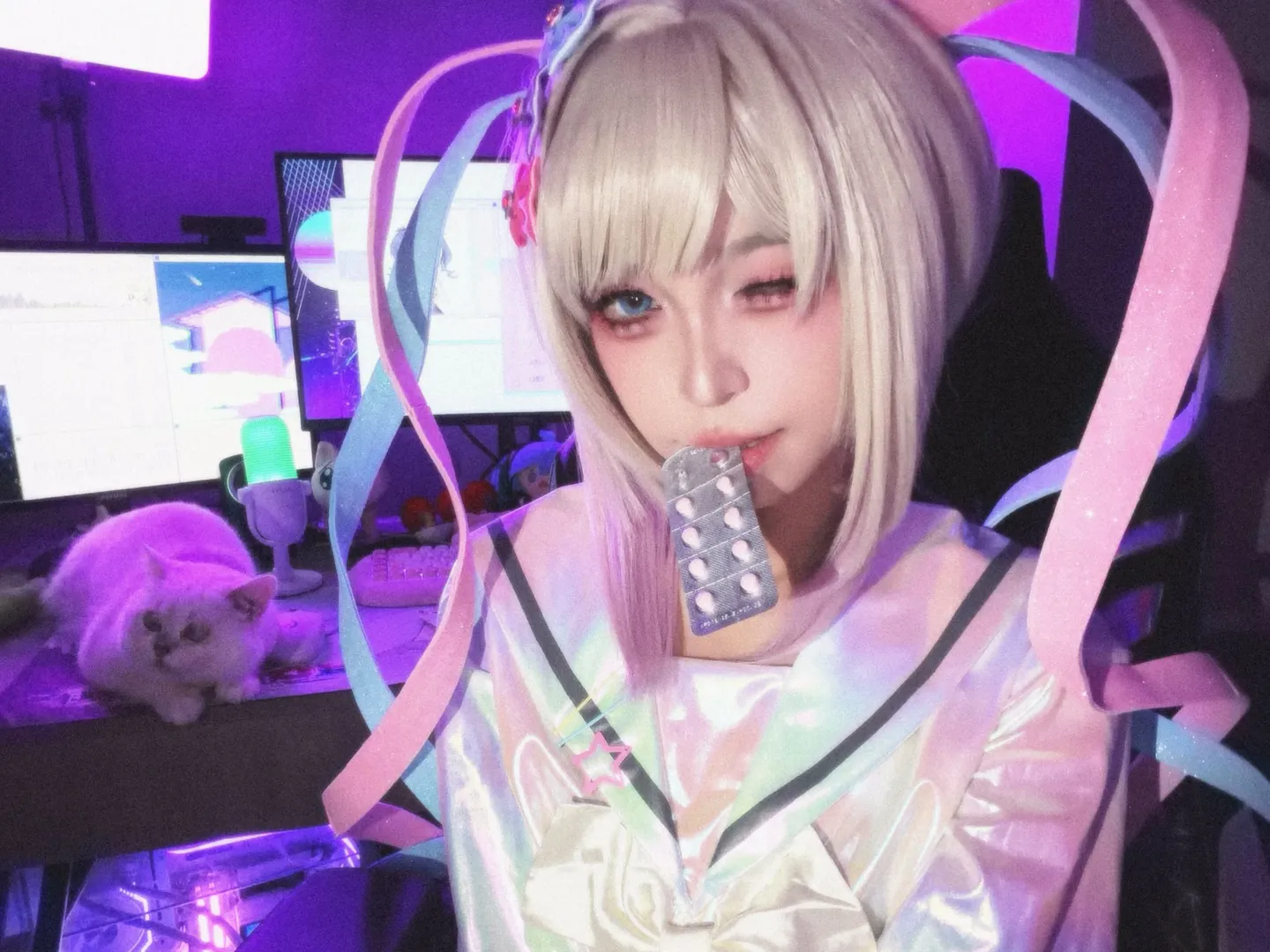 【超天醬cos】主播女孩重依賴中的賽博病嬌少女 - 第 4 張