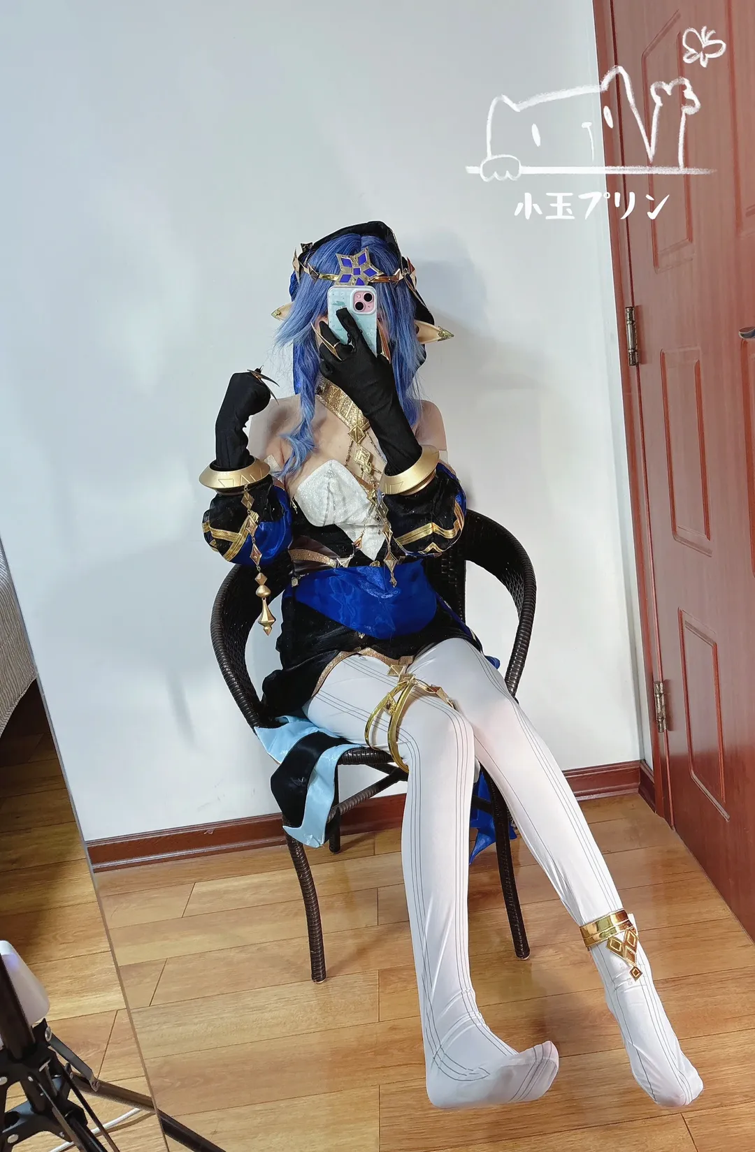 【莱依拉cos】原神角色的冷调氛围与白丝袜拍摄心得 - 第 3 张