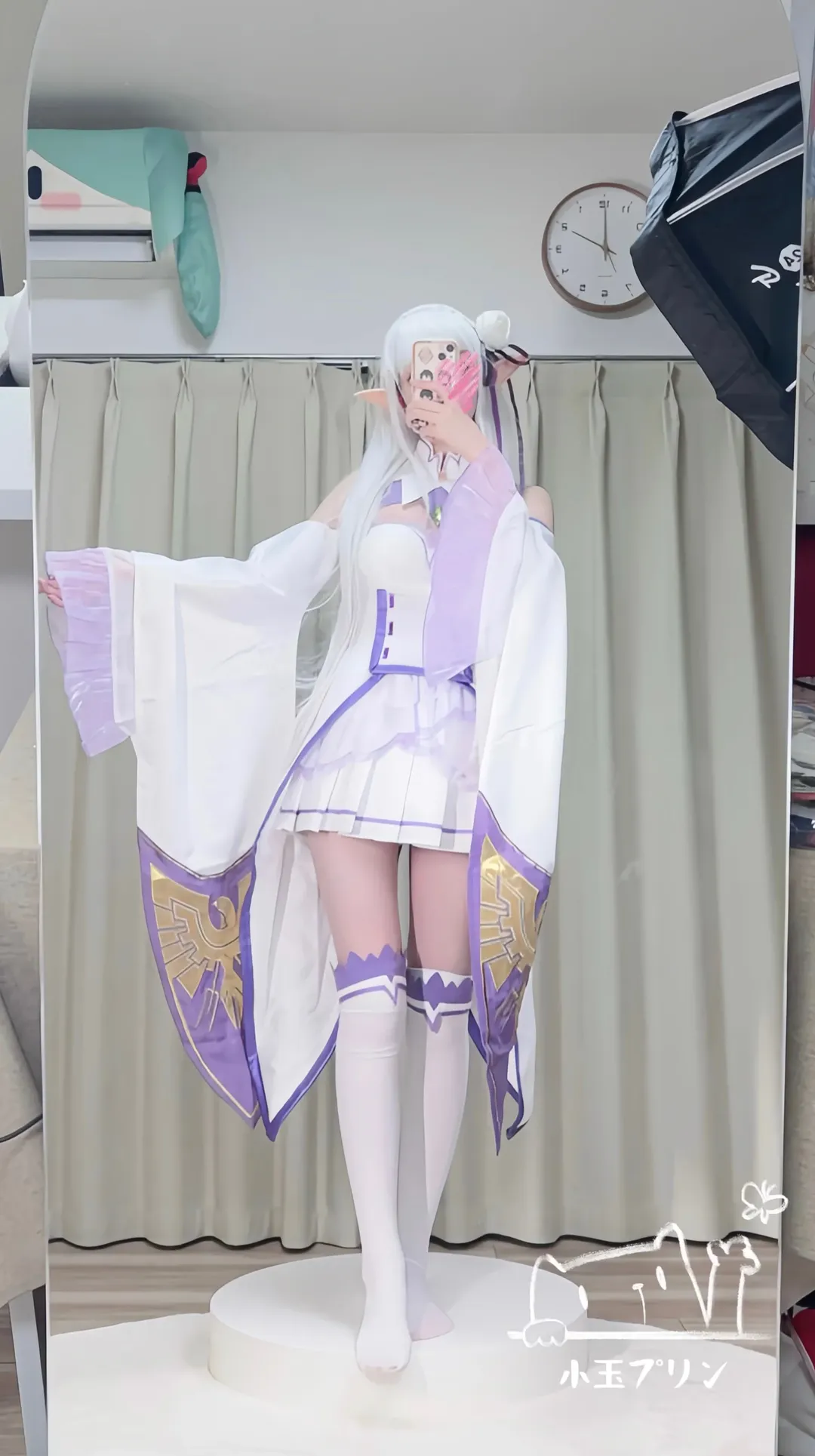 【爱蜜莉雅cos】从零开始的异世界生活，精灵少女的镜面日常 - 第 2 张