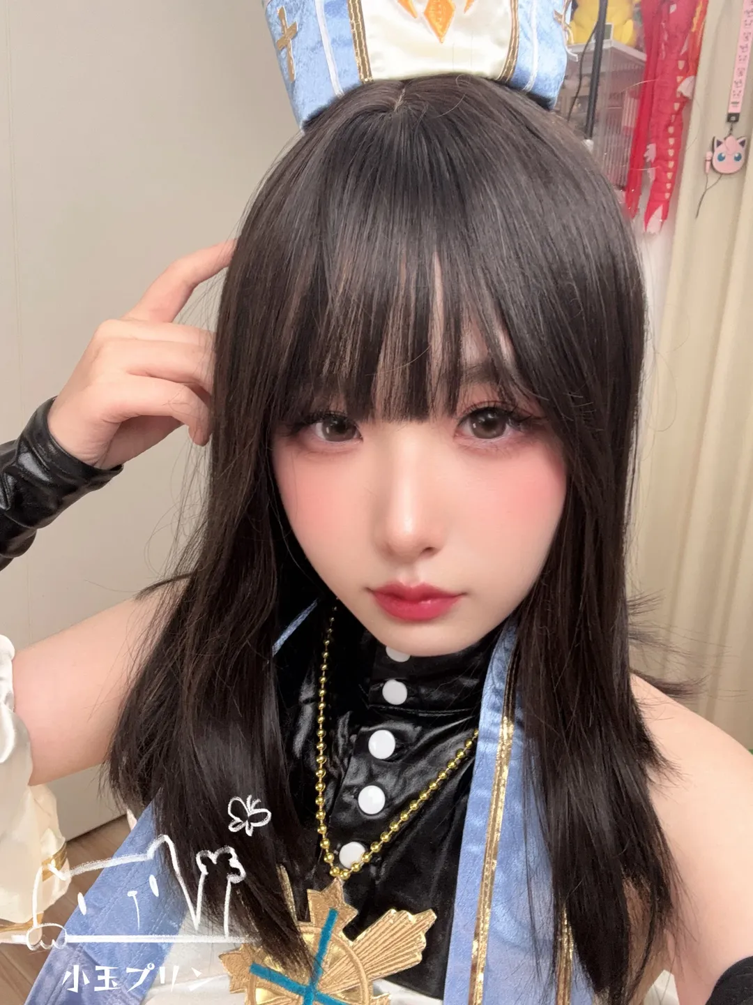 【奶妈cos】地下城与勇士里出个樱花妹，白丝太显腿长 - 第 1 张