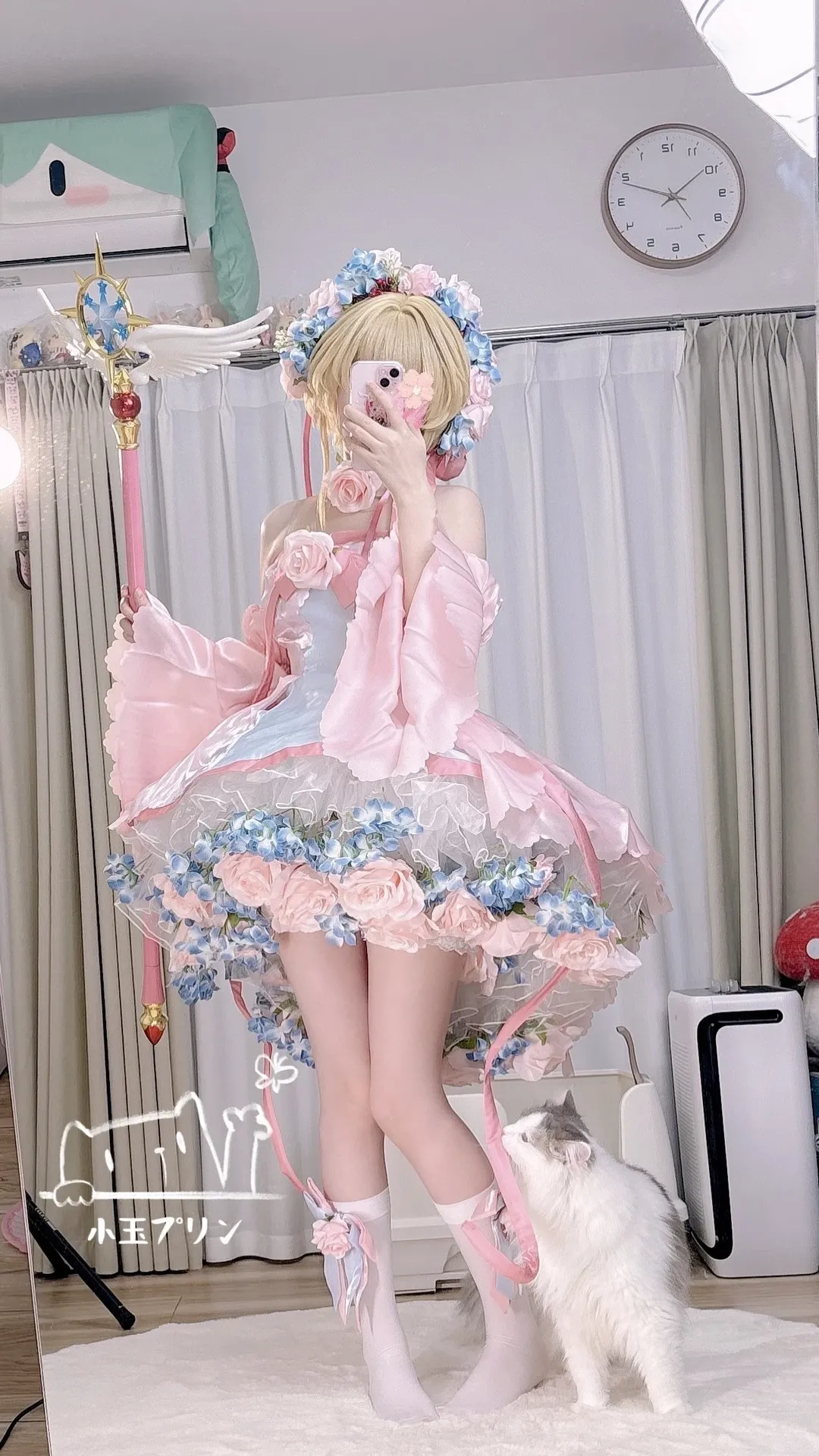 【木之本樱cos】小樱花仙子的变身，像魔法一样缝补世界 - 第 1 张