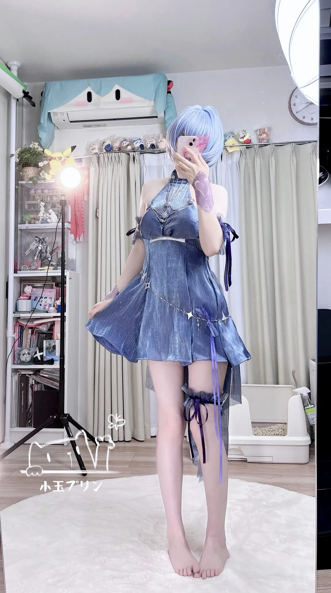 【綾波麗cos】新世紀福音戰士與NIKKE聯動，清冷感藍調分享 - 第 3 張