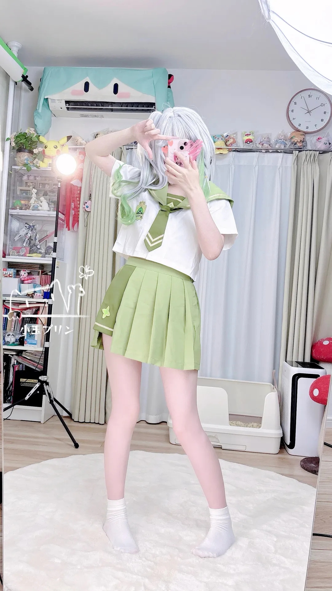 【納西妲cos】草系成女的水手服JK日常感拍攝