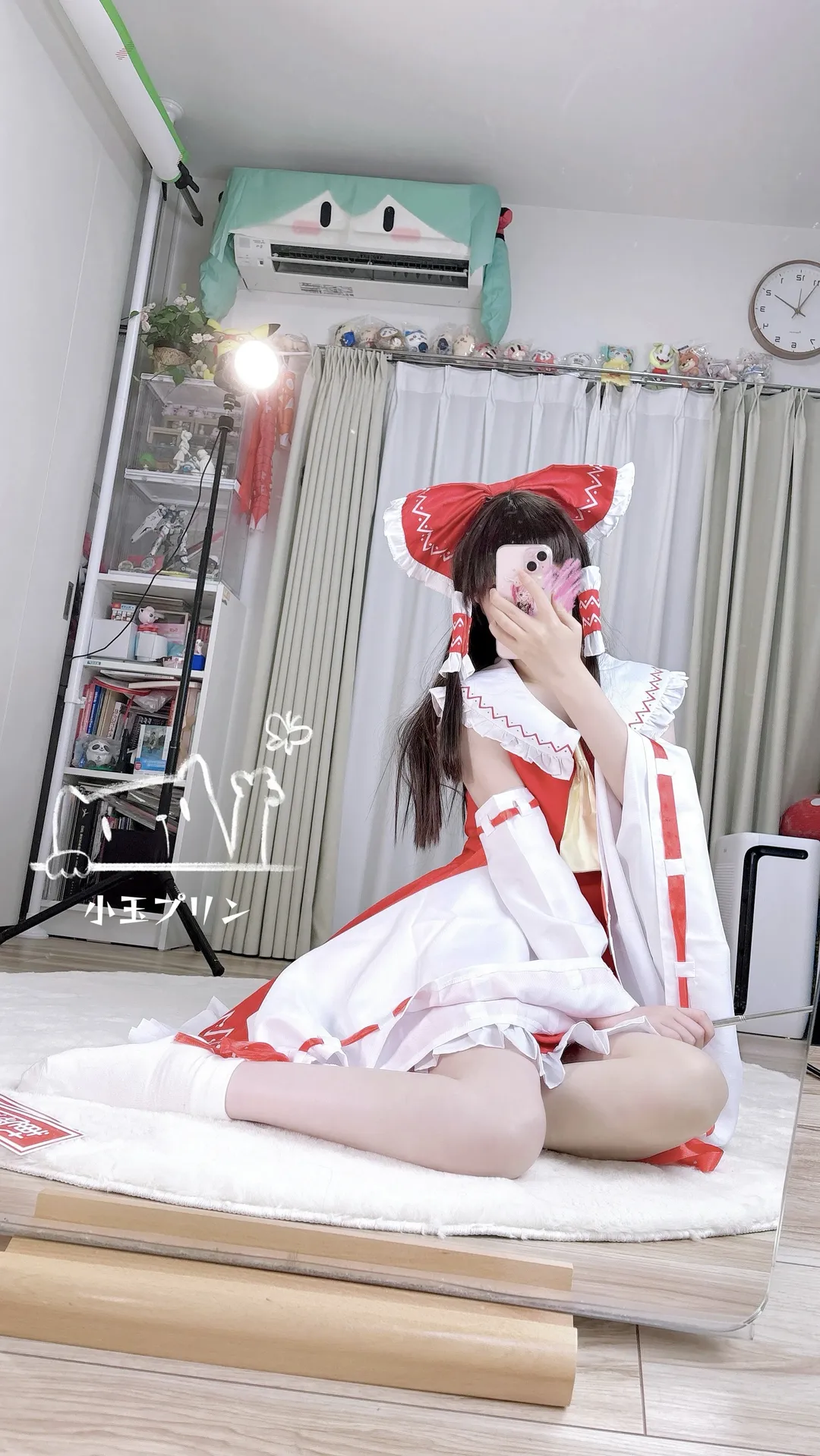 【博麗靈夢cos】新人入坑車萬的第一套紅白巫女服 - 第 2 張