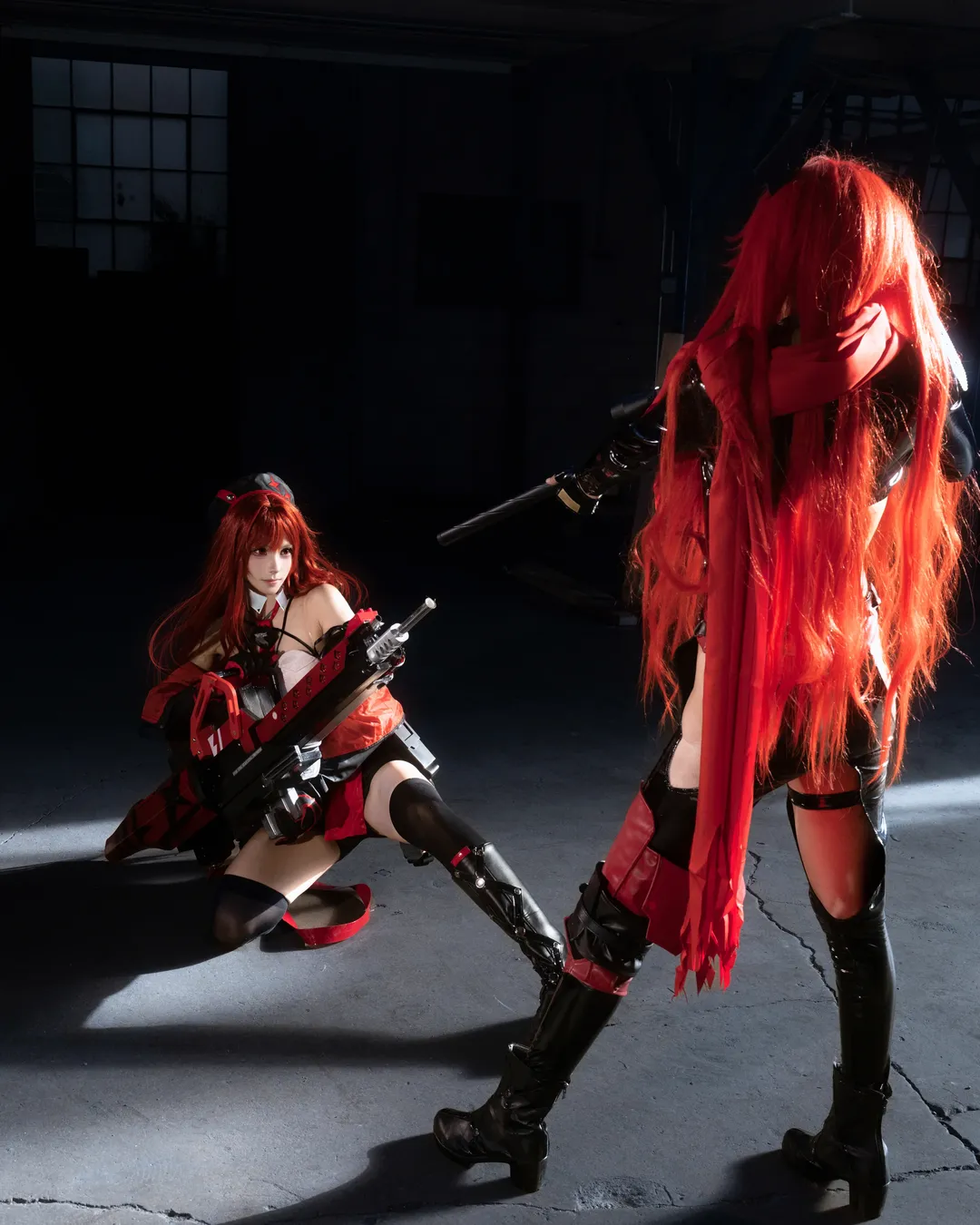 【帽神和Rapi cos】工业废墟里的红黑双人硬核大片 - 第 4 张