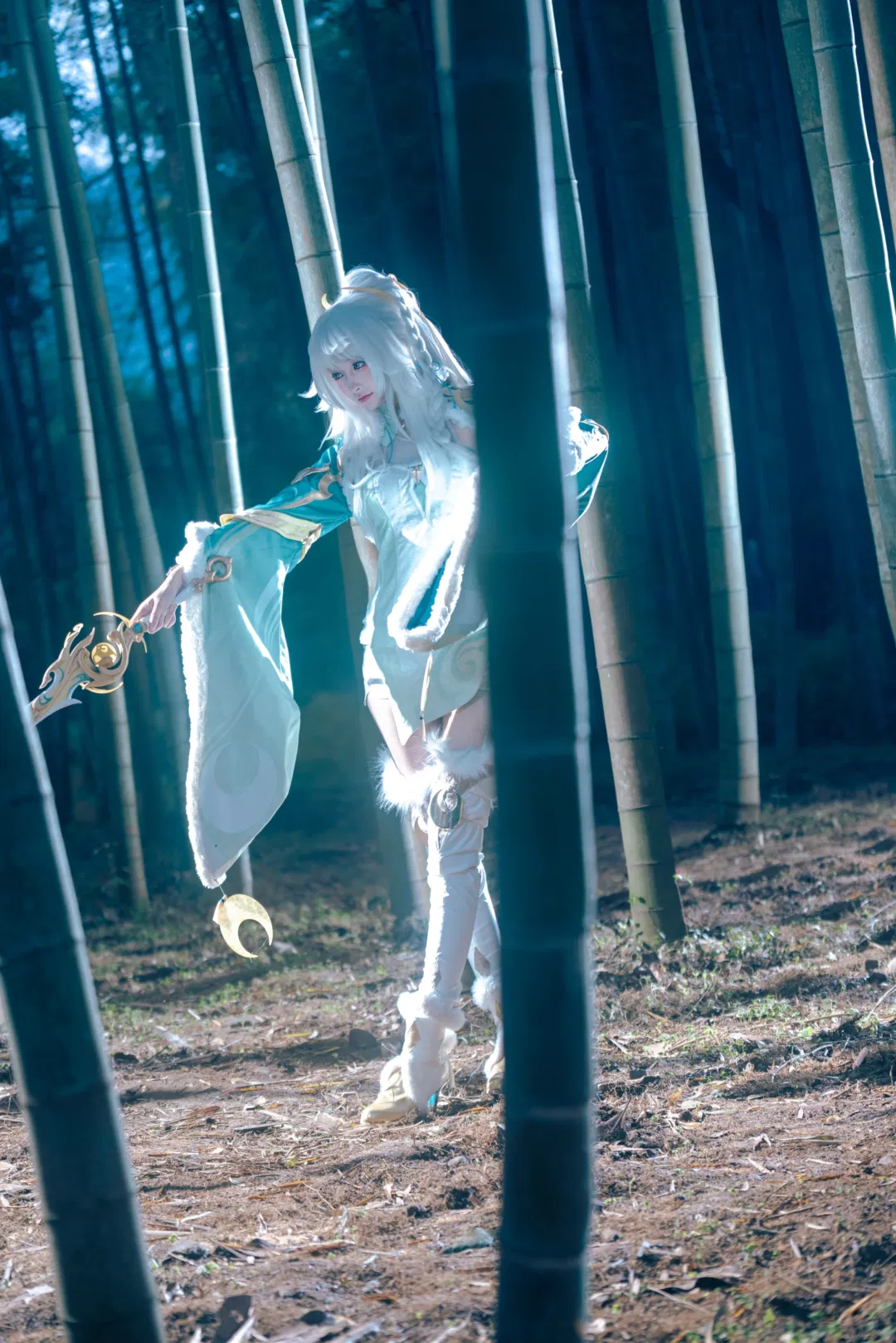 【兹白cos】原神竹林里的清冷仙人 - 第 1 张